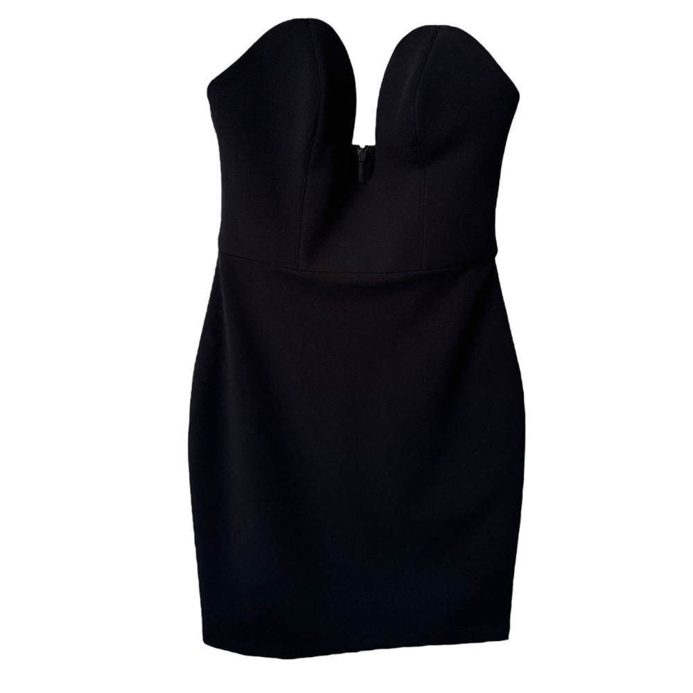 Solace London The Fallon Mini Dress in Black US:4 - Picture 6 of 11